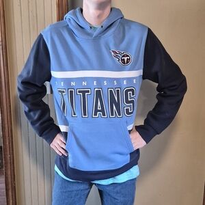 NFL Tennessee Titans Blue and Black Hoodie